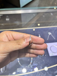 For Becky Potts 14k white gold band (custom)