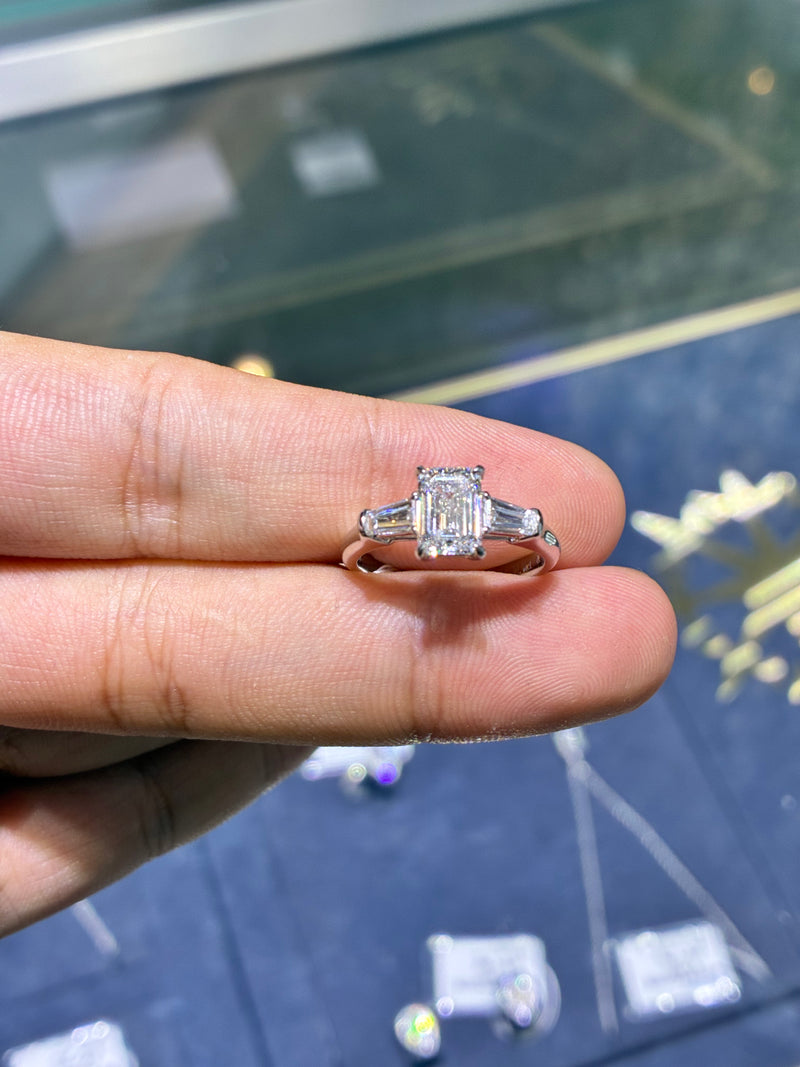 For Stephanie Higdon 14k white gold ring with 1.4ct diamond