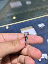 For Stephanie Higdon 14k white gold ring with 1.4ct diamond