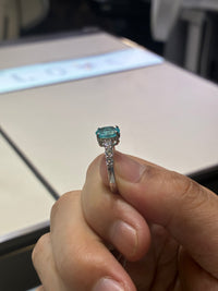 for sierra_boisclair （Platinum, 2.198 carat sapphire ring）