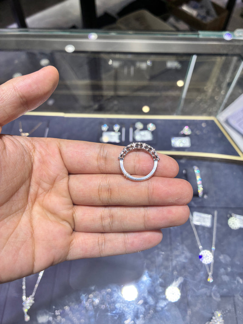 For Guerline 18k white gold band