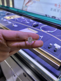 For lex 14k yellow gold ring with 3.030ct diamond