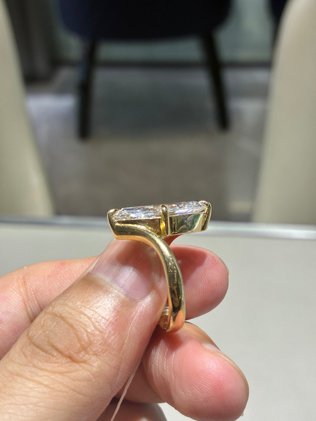 for cui Custom（4ct Marquis 14k yellow gold E/vs1）