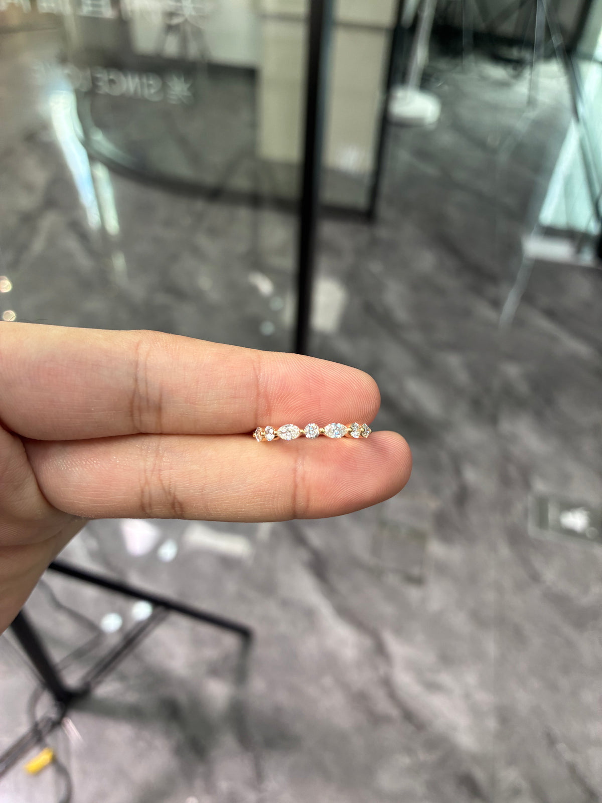 Deposit for Brittany Bailey 14k yellow gold all marquise diamonds band