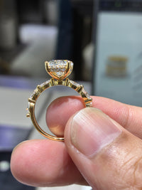 for missveecpenn customeize(18k 3.5ct D/vvs2 oval ring)