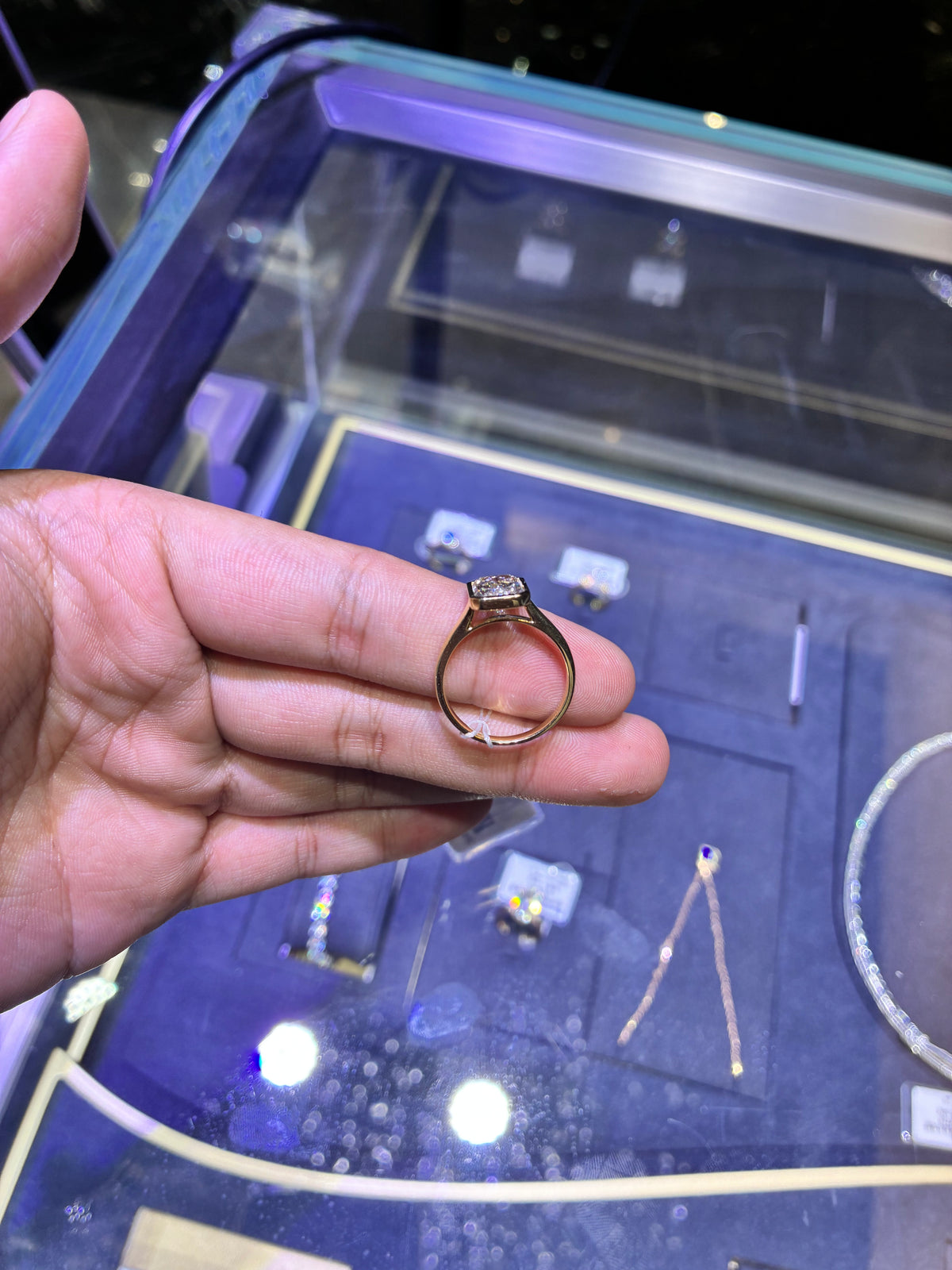 For 1800heidi 14k yellow gold ring with 2ct diamond