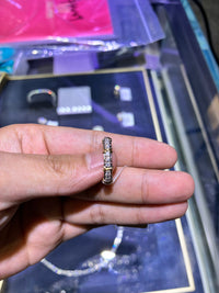 For Fatima 18k white and yellow gold band