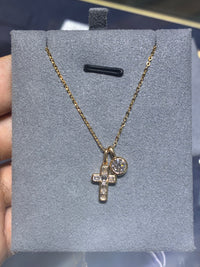 For Cndy B Two necklaces in 18K yellow gold