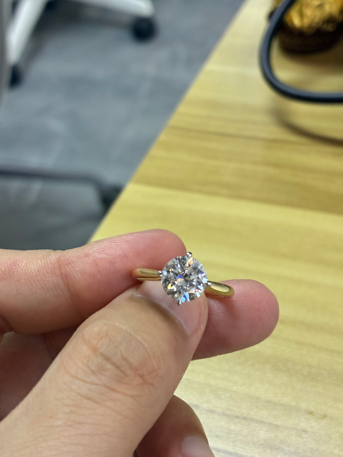 for Jen（14k 2.02ct E/vs1 ring）