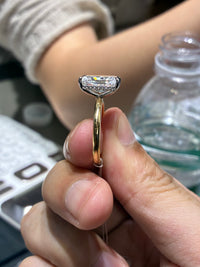 for love _Me （18k 4.09ct radiant E/vvs2 ring)