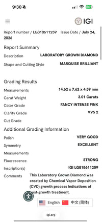 50% Balance+Setting fee for Teresa Arellano//Marquise Cut Twisted Wand Design Solitaire Wedding Ring (Empty Setting)//14K Solid White/Rose gold//Empty Basket for 3.010ct Marquise shape center stone//16 Marquise cut side stones for total 0.950ct//D-E/VS-V