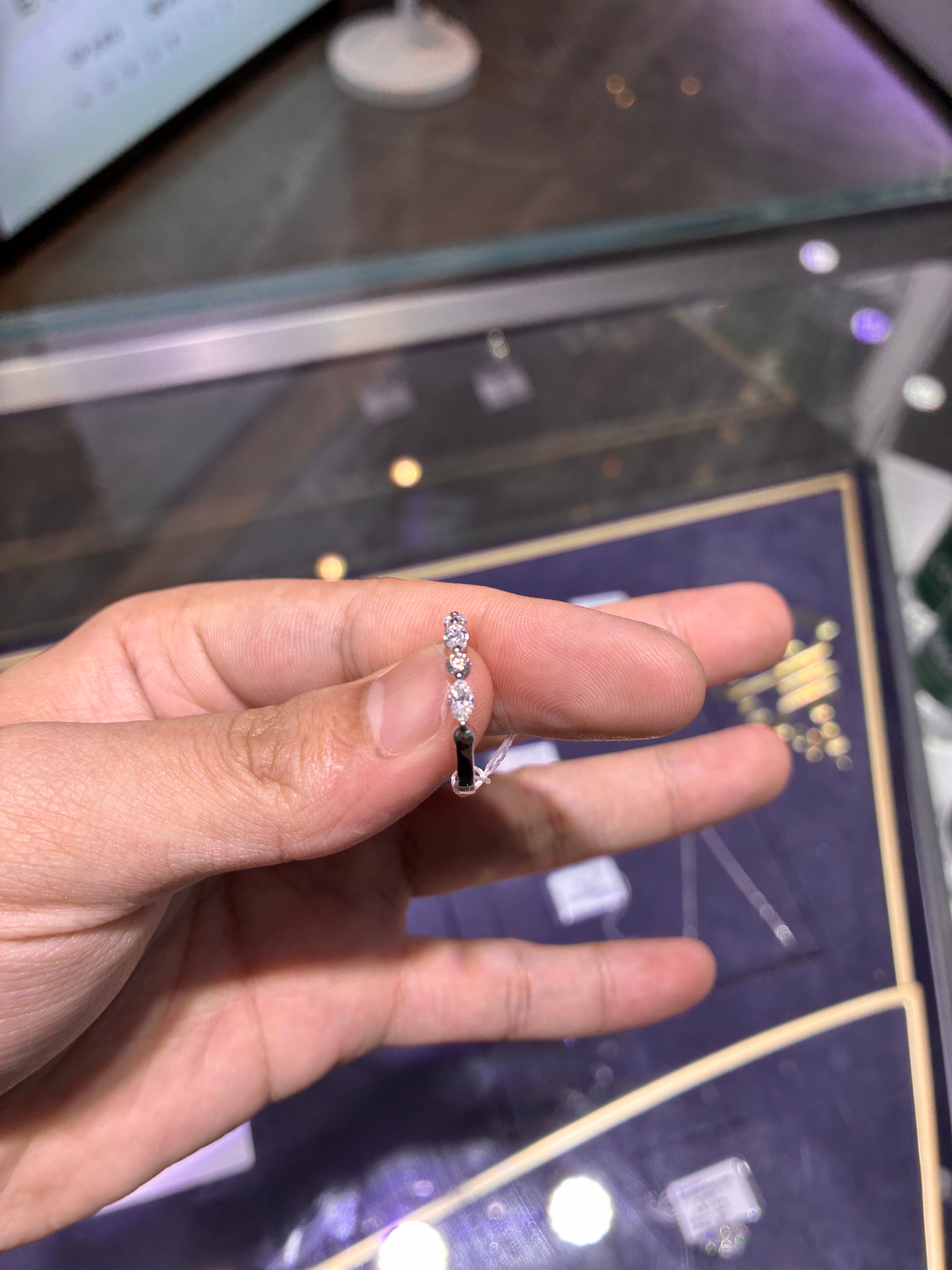 For Angie 14k white gold band with 0.656ct diamonds