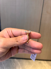 For BLossoms 14k yellow gold ring with 3.040ct main diamond