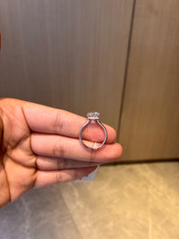 Remaining Balance For Sharice 18k white gold ring with E vvs2 5.020ct main diamond(custom made)