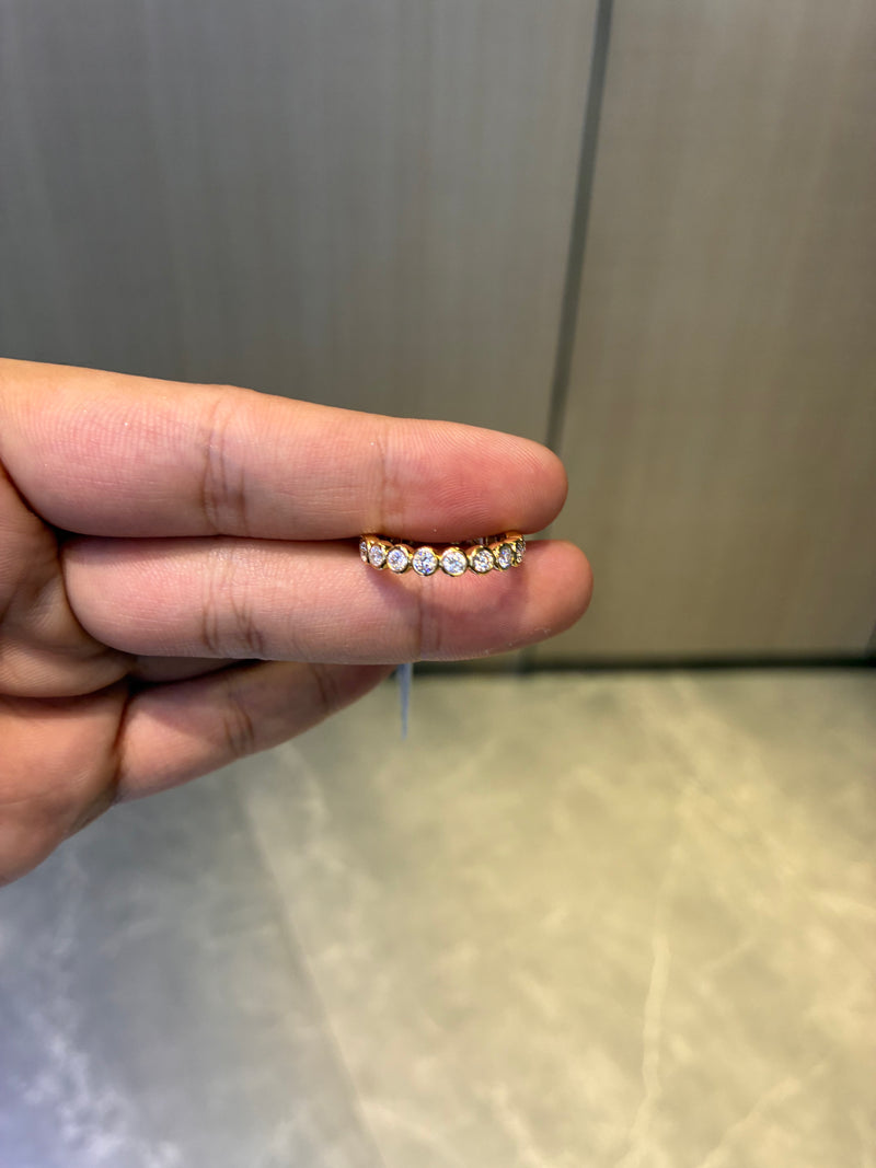 Deposit For Jodi 18k yellow gold band with 1.7ct around diamonds