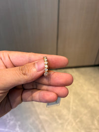 Deposit For Jodi 18k yellow gold band with 1.7ct around diamonds
