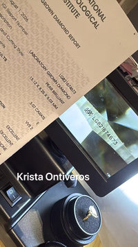 Remaining balance for Krista Cherise 14k yellow gold, 3ct peat shape, 0.1ct side stone, E/VVS2
