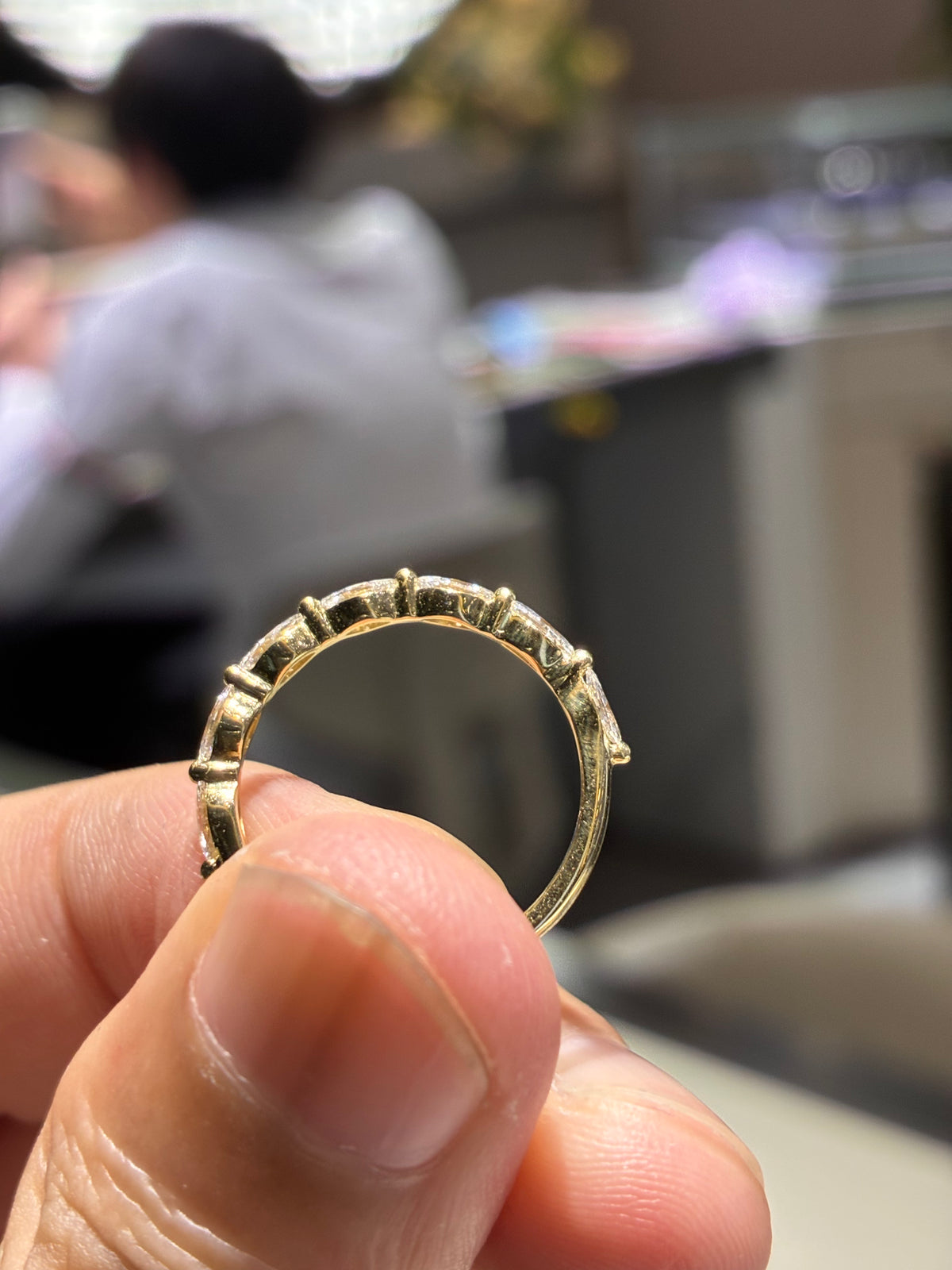 for Anntoinette Macinnes （14k yellow gold band）