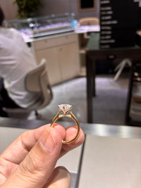 for tdell0123 （14k yellow gold and whtie gold 2.02ct round E/vs1）