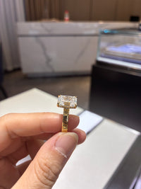 Remaining balance 
For Carmen（2ct blue princess cut, 14K gold, 3.55mm band.