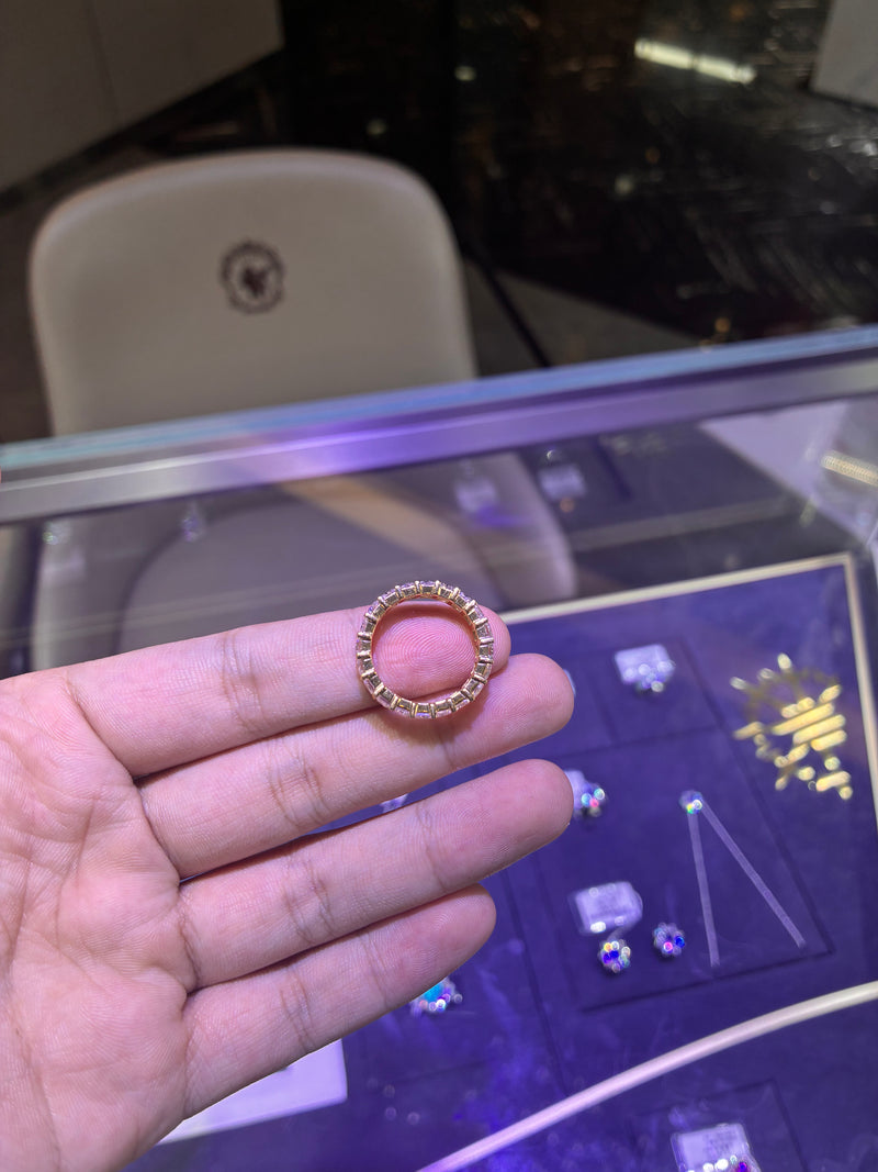 Deposit For tdell0123 0.5 each diamond and 7stones 14k yellow gold band balance payment