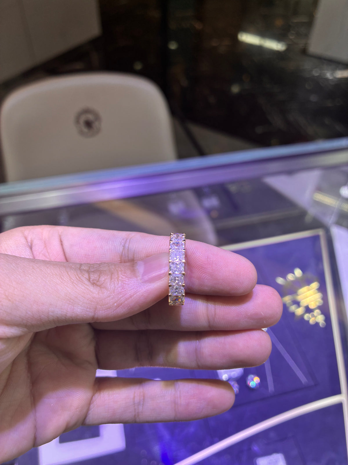 Deposit For tdell0123 0.5 each diamond and 7stones 14k yellow gold band balance payment