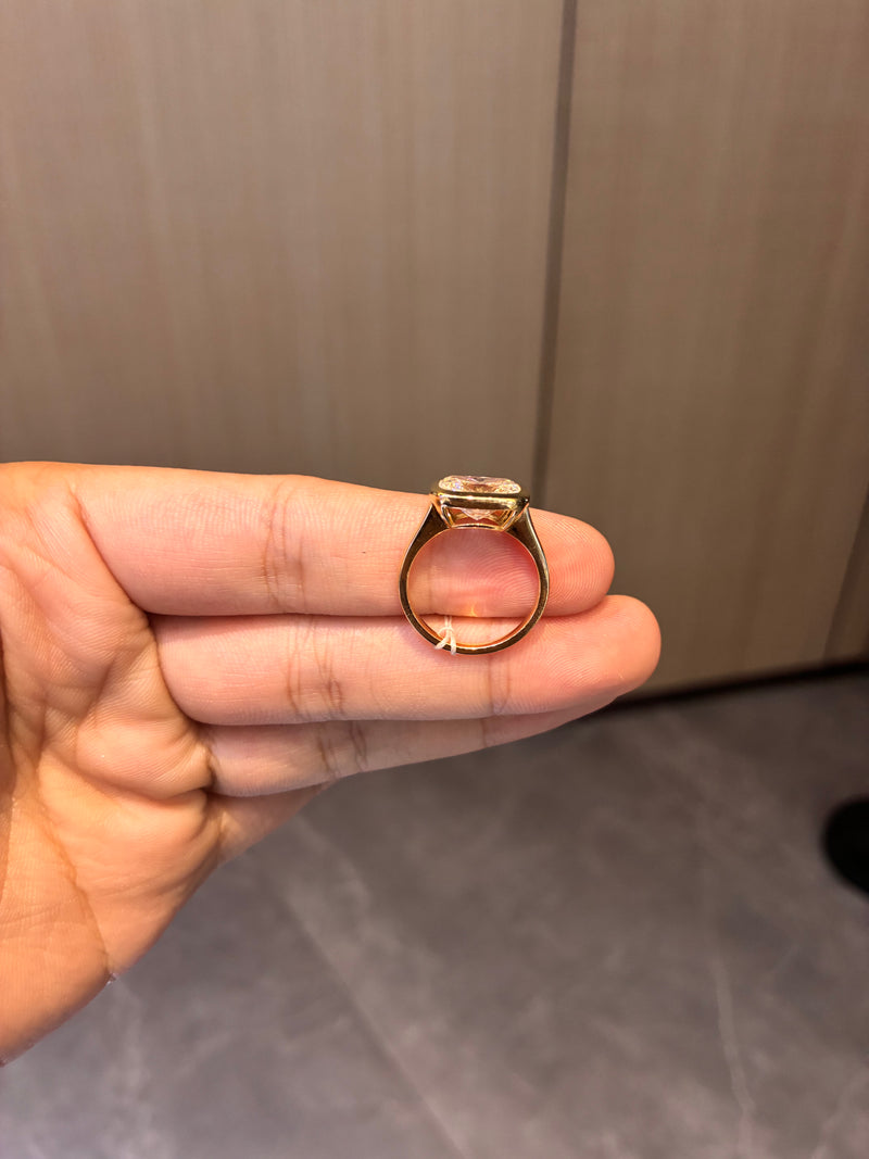 For Cookie09 14k yellow gold ring with 3.020ct diamond
