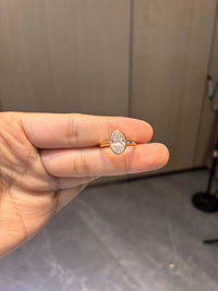 For Bee Bee 14k yellow gold ring with 2.100ct diamond come with igi and GiL