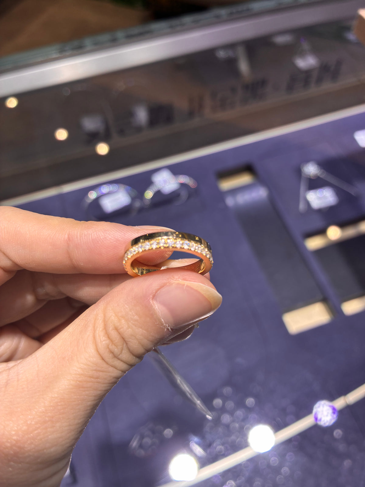 For life (14k 0.33ct band)