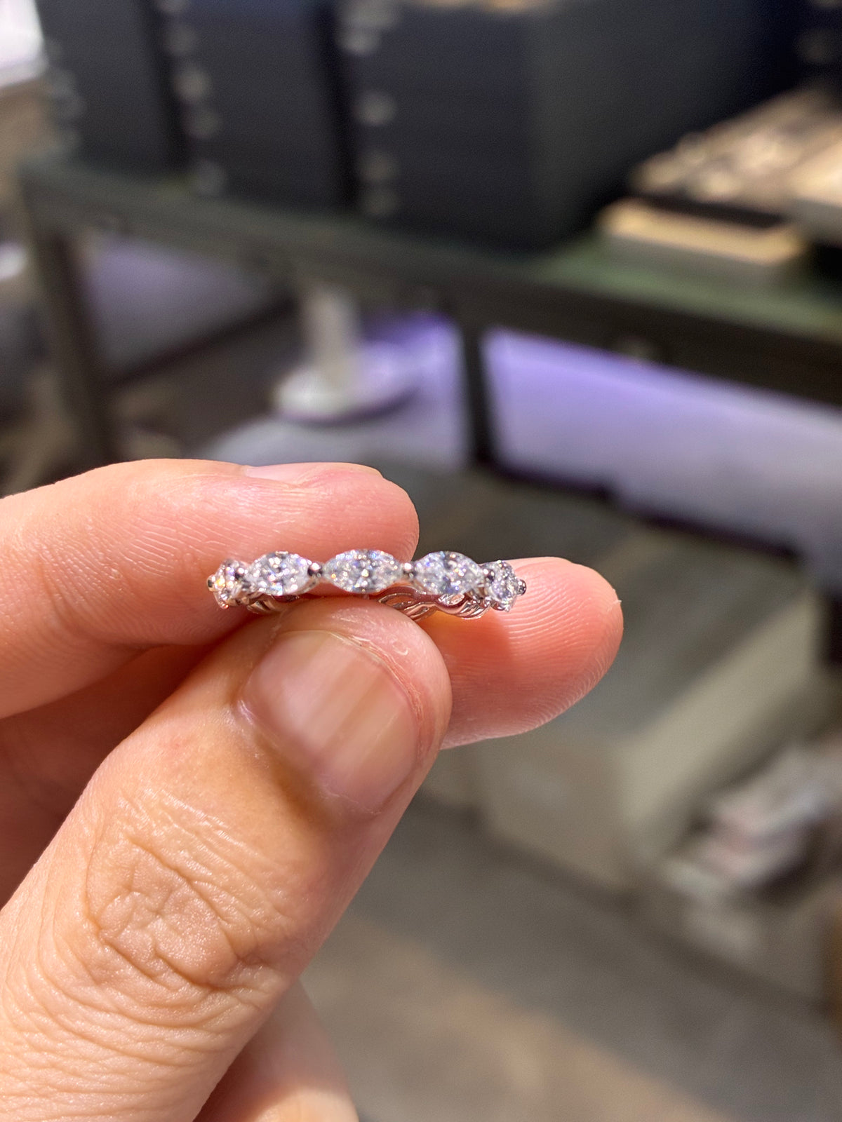 for jackie pope  balance payment （18k whtie gold band）