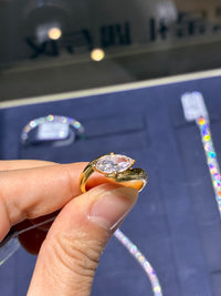 For Alora-Boo ( 14k 1.04-carat D/VVS2 marquise-cut, east–west setting.) balance payment