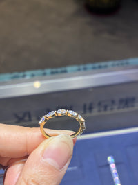 For Alora_Boo(14K band with 0.518 ct marquise diamonds）
