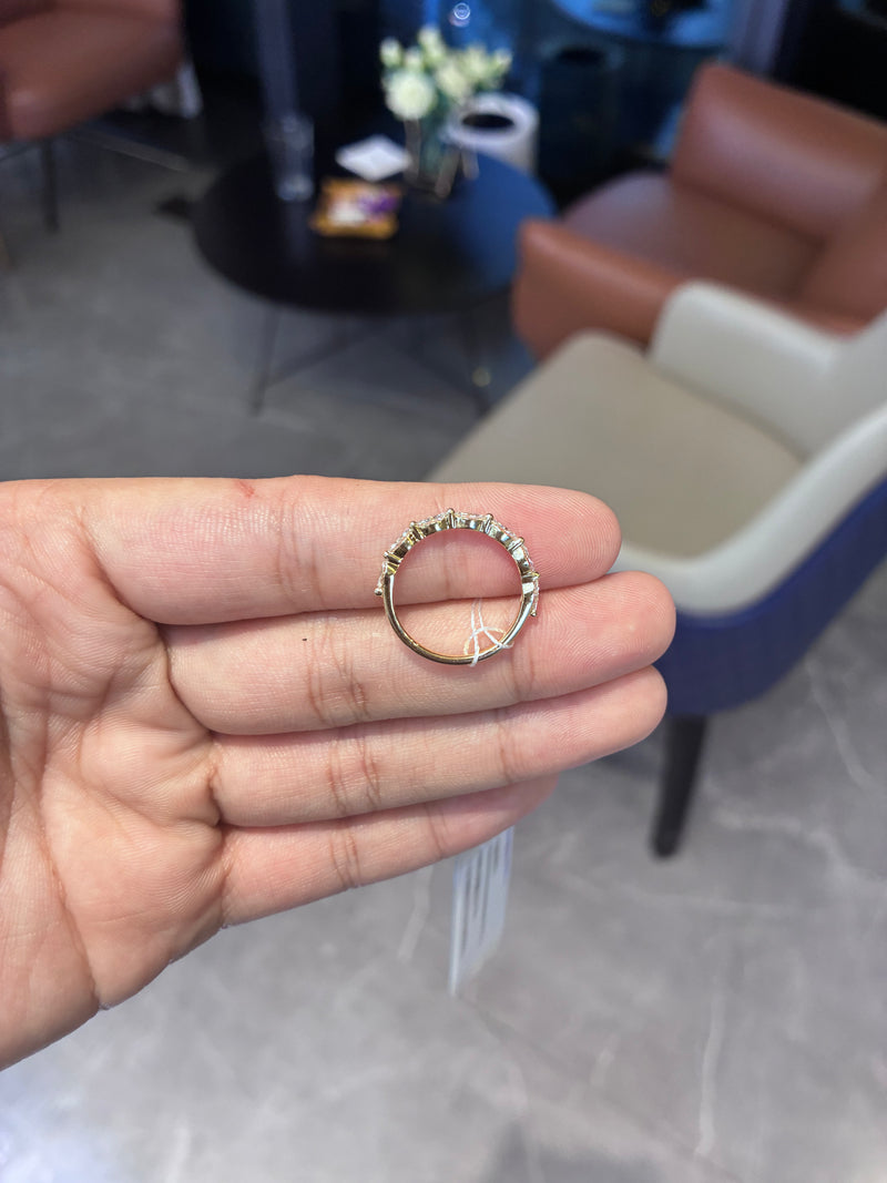 Deposit For jemaliko123 14k yellow gold band with 0.518ct diamonds