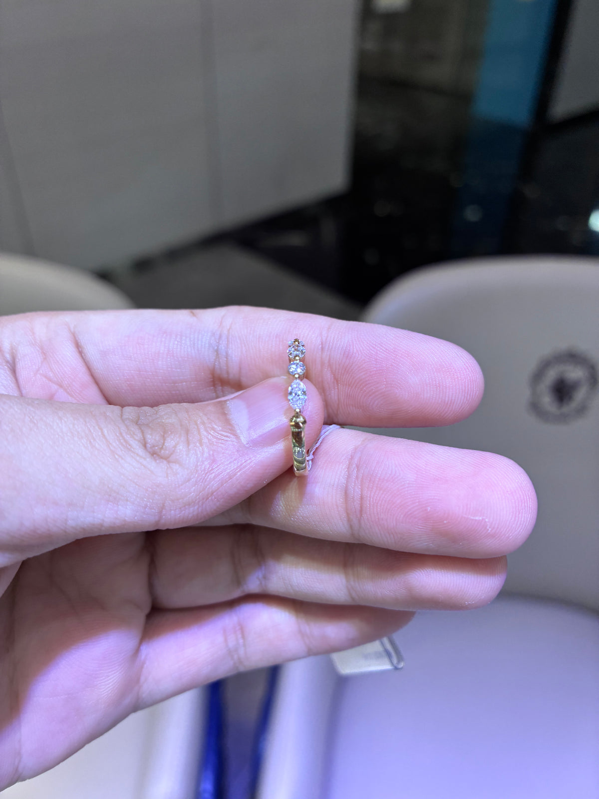 For Miss Cupcake 18k yellow gold with 0.569ct diamonds