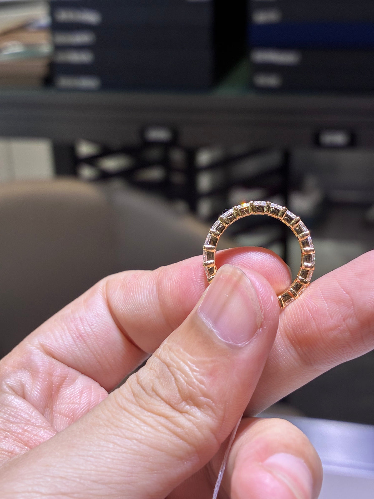 for lvan 14k eternity ring