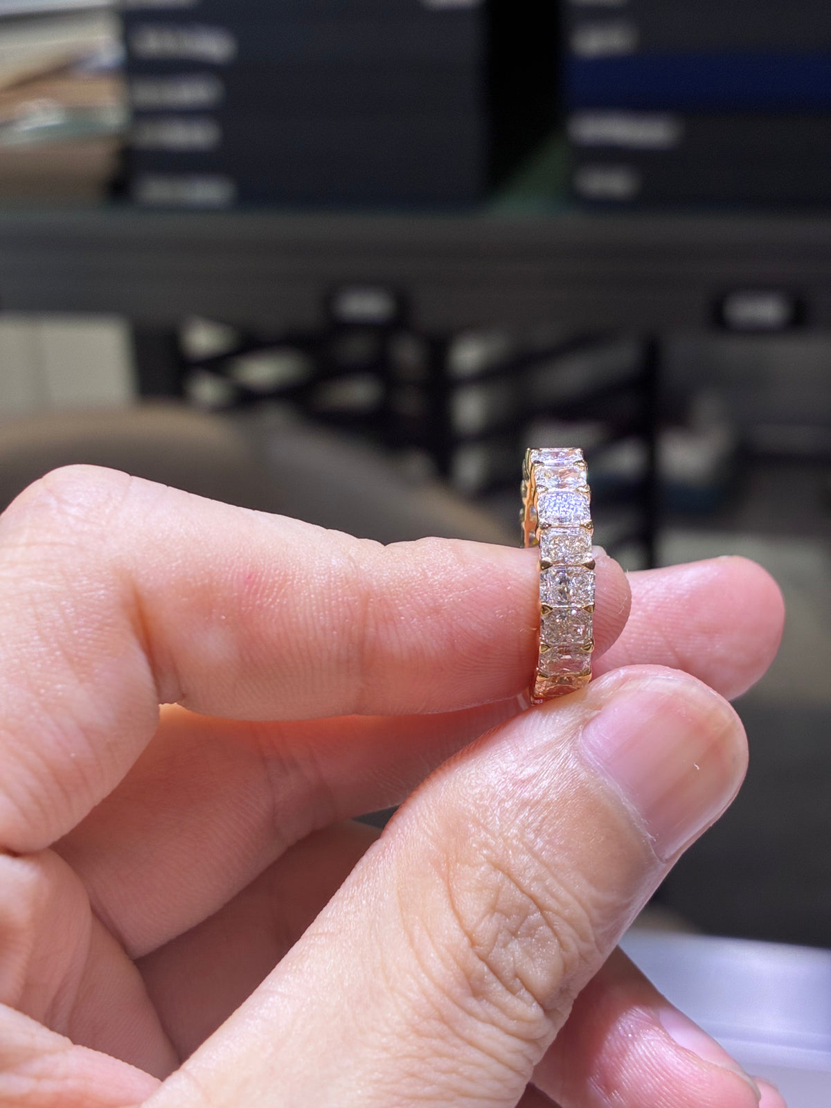 for lvan 14k eternity ring