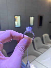 For sumaiya deposit (18k white gold ring ovals,5.02ct.1.012ct pave.E/VVS 2)