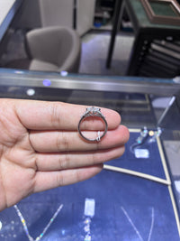 Deposit For NursePurple 18k white gold ring with 1ct D VVS2 main diamond