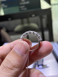 for Glittery Vision （18k white gold band）