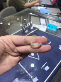 Deposit For Lara Lara platinum band with princess cut diamonds ￼