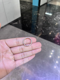 For Mama platinum band with 0.678ct side stone ￼