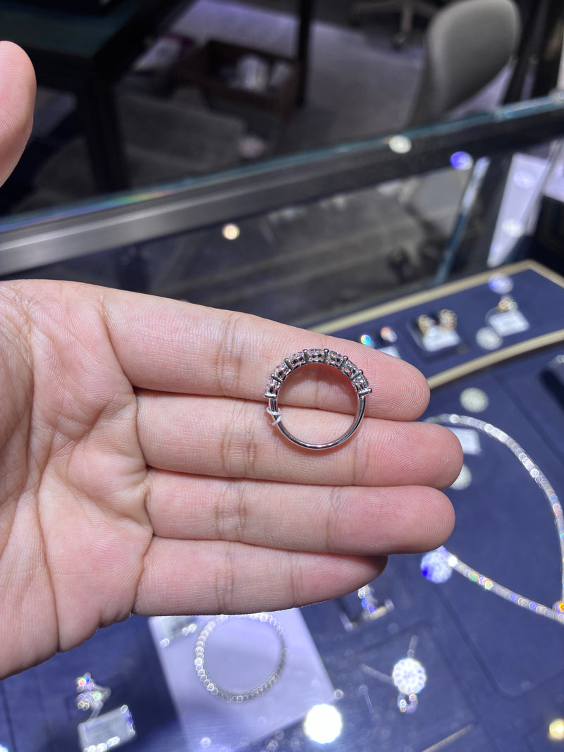 Deposit For MIA 14k white gold band with full diamonds