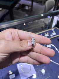 Deposit For MIA 14k white gold band with full diamonds