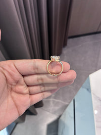 For Michelle Gasca 14k yellow gold ring with 5ct E VS1 diamond