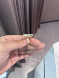 For Michelle Gasca 14k yellow gold ring with 5ct E VS1 diamond
