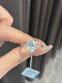 For Boss Vlad 14k yellow gold ring with E vs1 main diamond And 0.419ct side diamonds