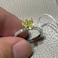 For Penny cash 2.01ct Natrual E/Sl1 Cushion Modified Brilliant Cut 18k