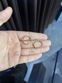 For Dawn 14k yellow gold band x2