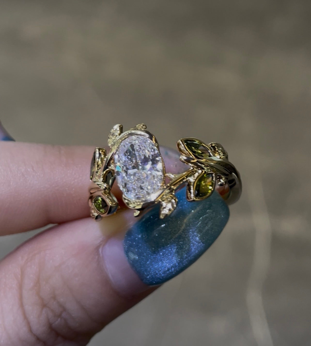 Remaining balance for Olivia John 18k vines style 1.5ct center stone