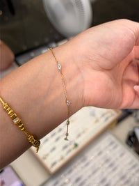 Customization for Jennifer Marquis Bracelet in 0.555 total carats in 14k solid yellow gold